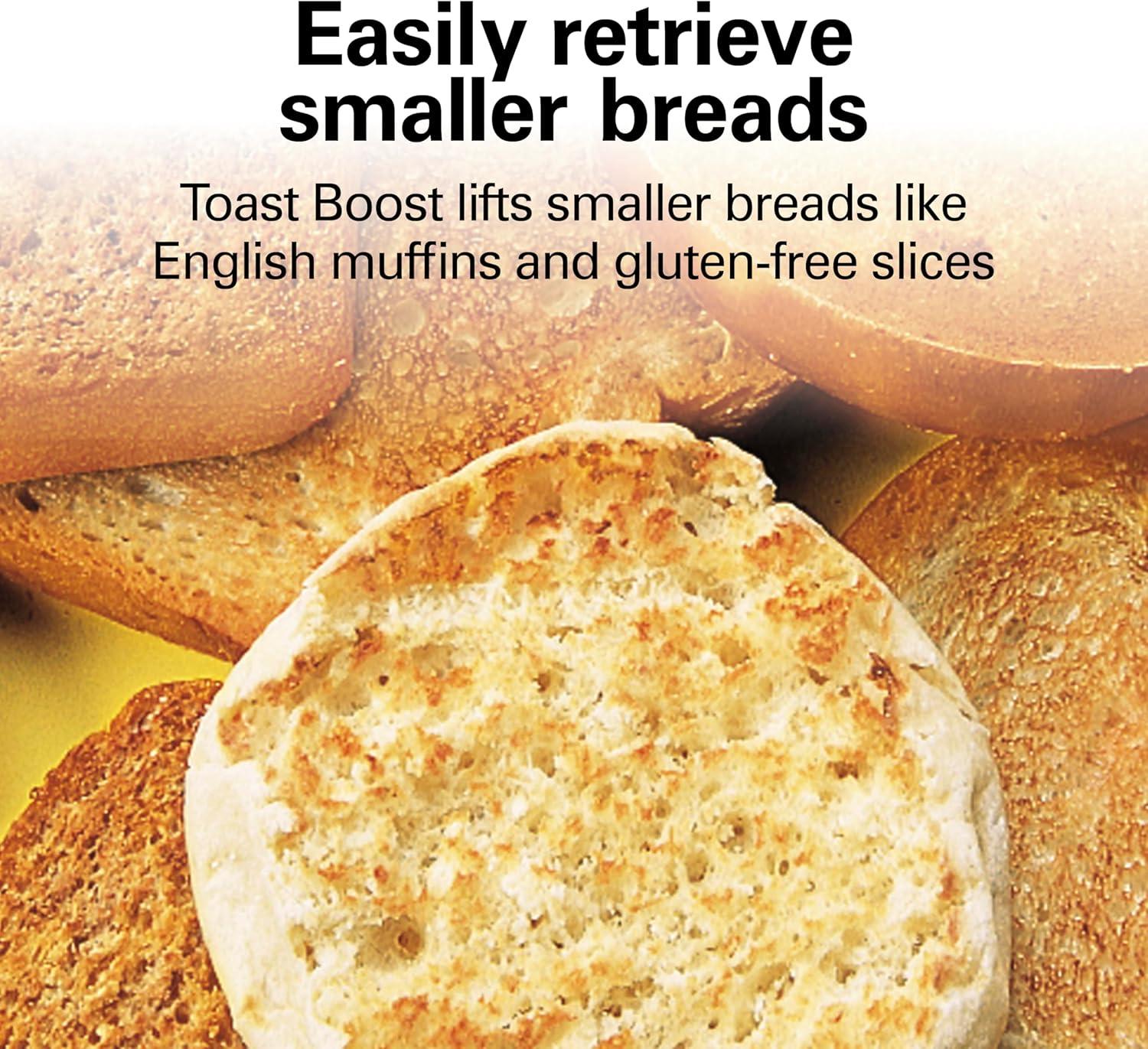 imageHamilton Beach 2 Slice Toaster with Extra Wide Slots Shade Selector AutoShutoff Cancel Button and Toast Boost Black2 Slice