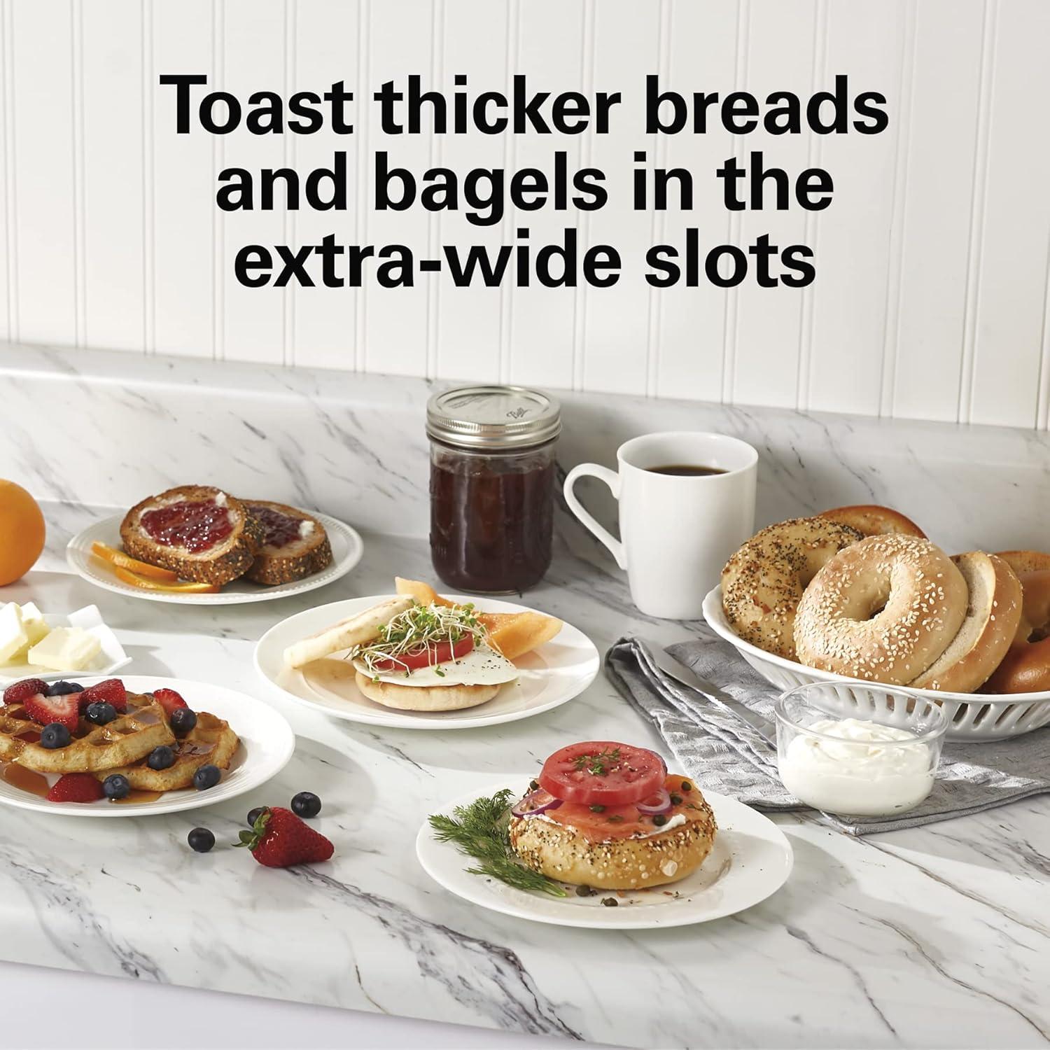 imageHamilton Beach 2 Slice Toaster with Extra Wide Slots Shade Selector AutoShutoff Cancel Button and Toast Boost RedRed