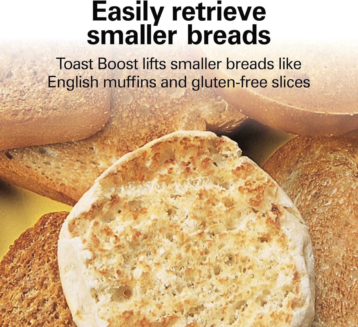 imageHamilton Beach 2 Slice Toaster with Extra Wide Slots Shade Selector AutoShutoff Cancel Button and Toast Boost RedRed