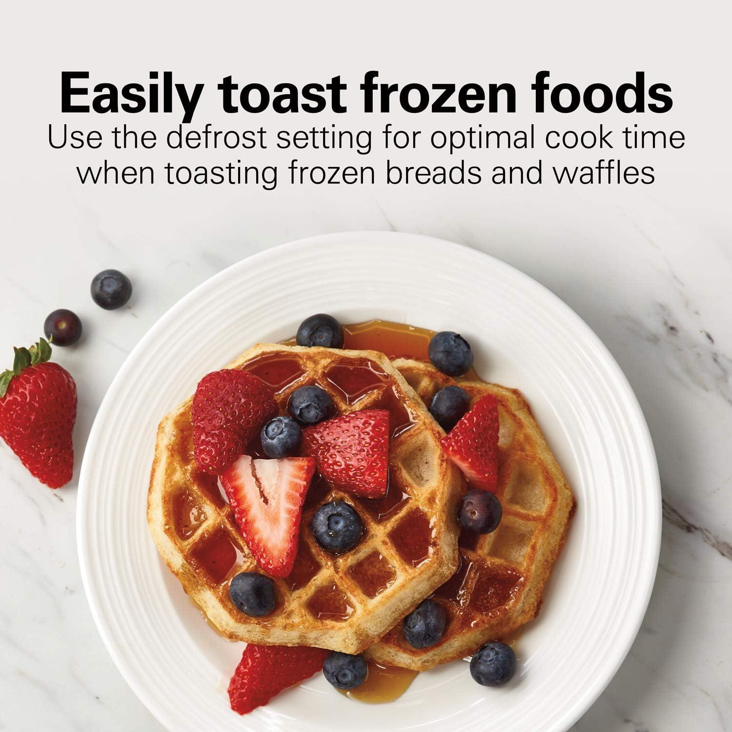 imageHamilton Beach 24782 Retro Toaster with Wide Slots SureToast echnology Bagel amp Defrost Settings Auto Boost to Lift Smaller Breads 4 Slice Polished Stainless SteelToaster