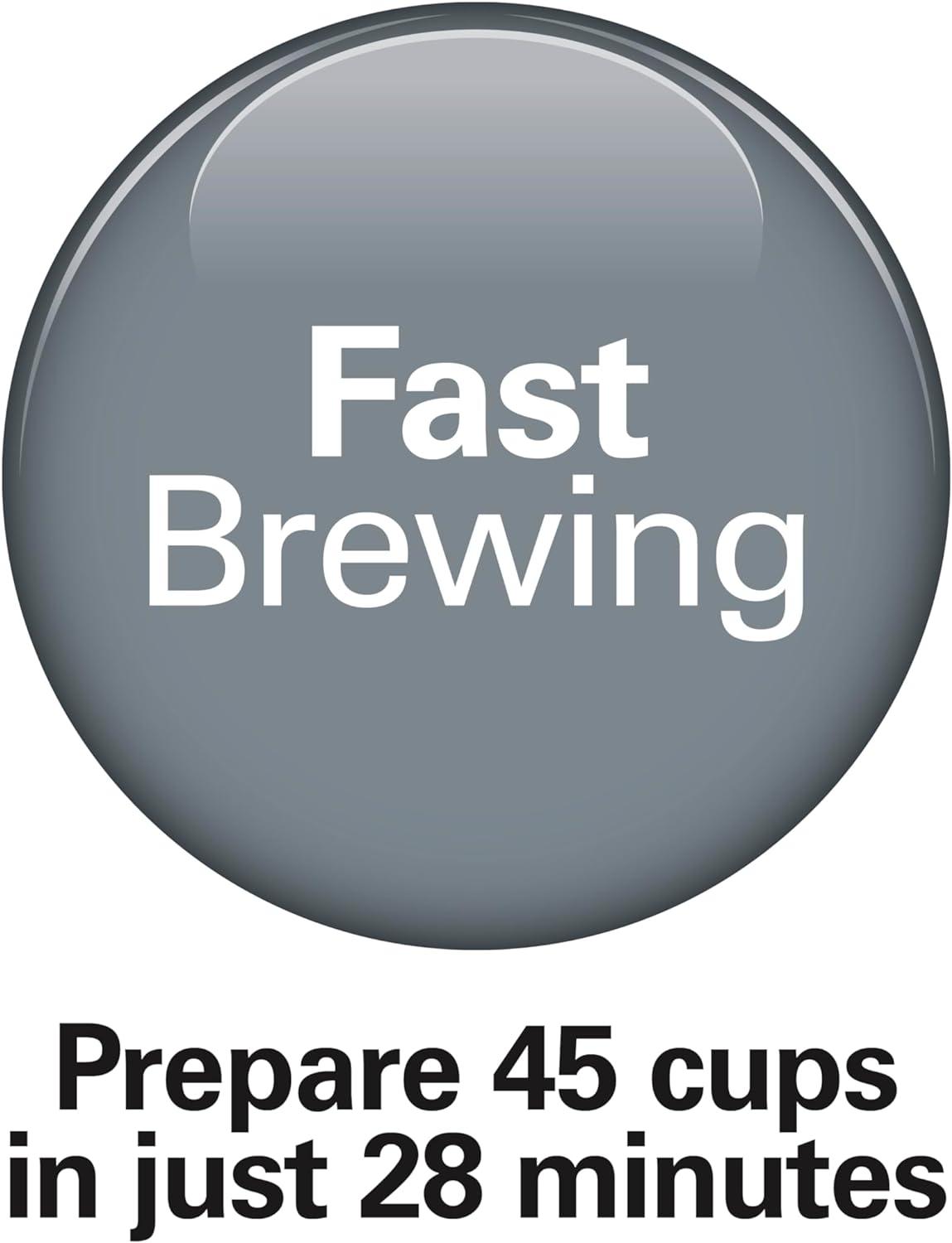 imageHamilton Beach 45 Cup Fast Brew Coffee Urn and Hot Beverage Dispenser 40521