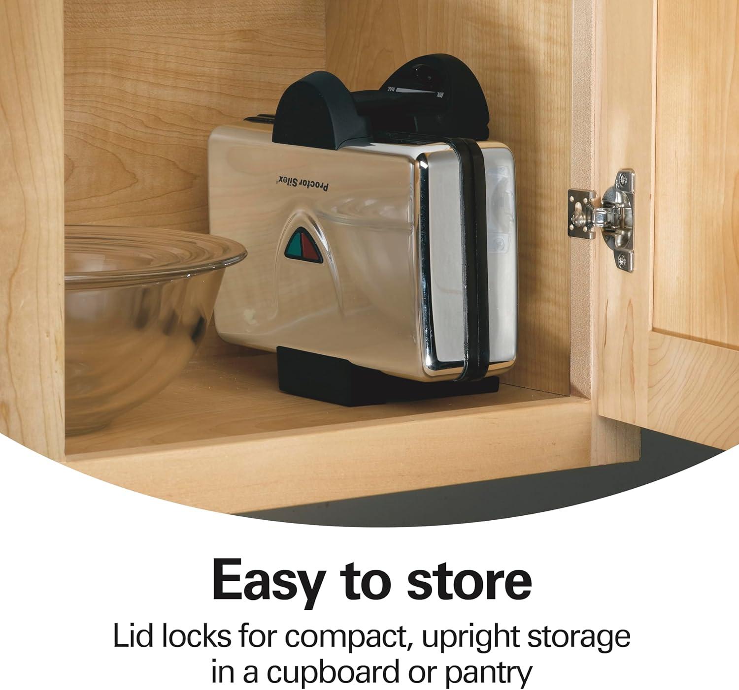 imageHamilton Beach Belgian Mini Waffle Maker with Shade Control Makes 2 at Once Create Personalized Keto Chaffles and Hash Browns PFASFree NonStick Plates Compact Design Stainless Steel 26009Makes 2 at Once Pack of 2