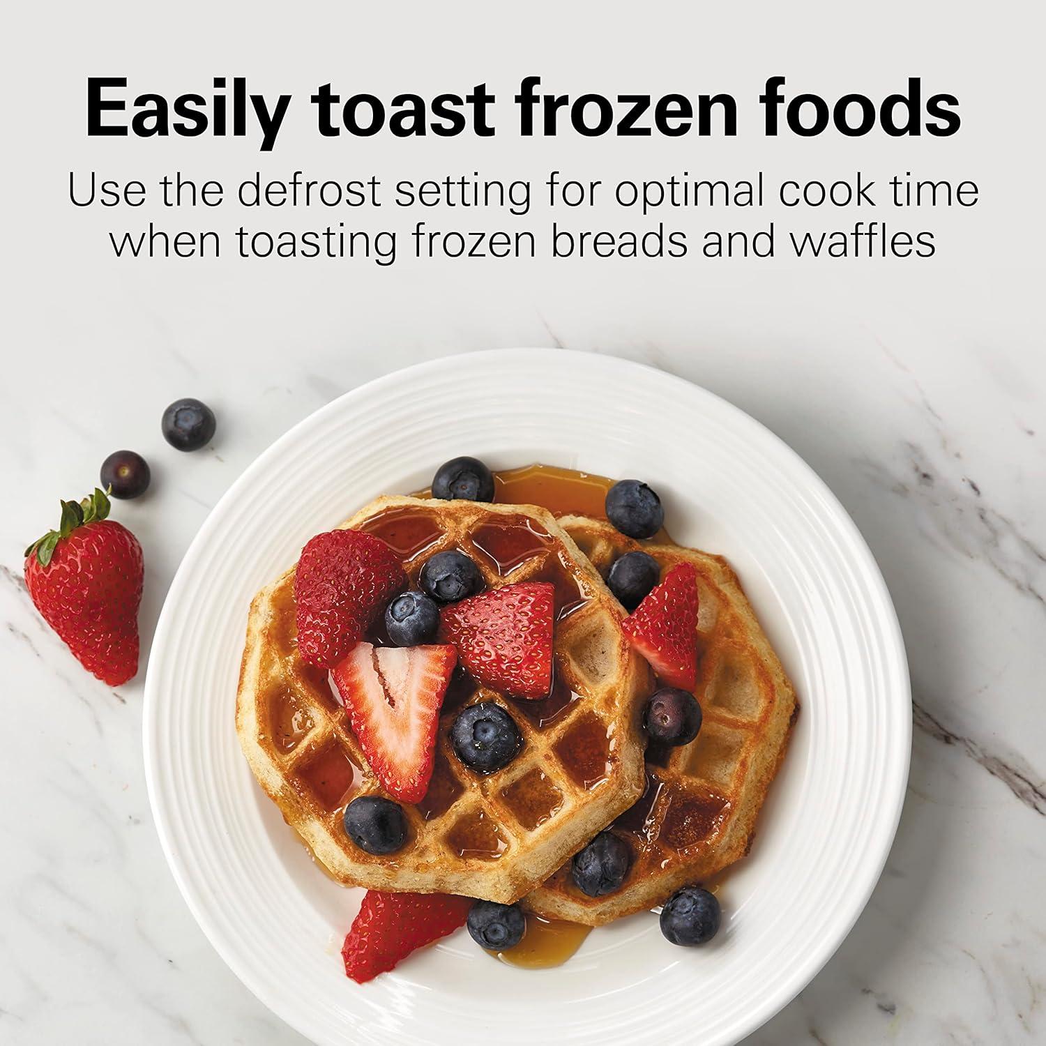imageHamilton Beach Retro Toaster with Wide Slots SureToast Technology Bagel amp Defrost Settings Auto Boost to Lift Smaller Breads 2 Slice Polished Stainless Steel 22782Toaster