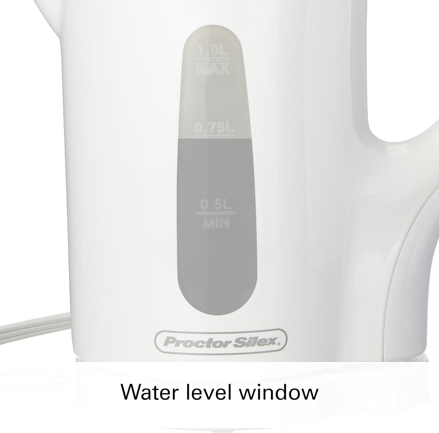 imageProctor Silex 41005 Electric Kettle White 1 L