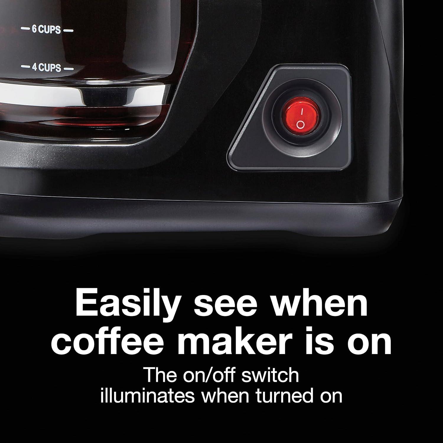 imageProctor Silex FrontFill Drip Coffee Maker Digital amp Programmable 12 Cup Glass Carafe Black and Silver 43685PSCompact