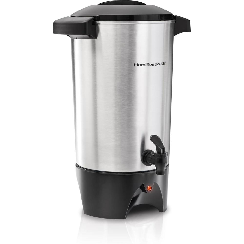 imageHamilton Beach 45 Cup Coffee Urn and Hot Beverage Dispenser SilverSingleSpout