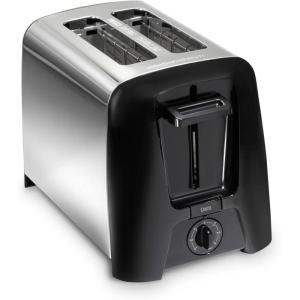 Hamilton Beach 2 Slice Toaster with Extra Wide Slots, Shade Selector, Auto-Shutoff, Cancel Button and Toast Boost, Black(2 Slice)