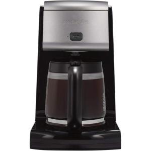Proctor Silex Platinum Series FrontFill Drip Coffee Maker, Digital & Programmable, 12 Cup Glass Carafe, Black and Silver (43687)(Platinum Series 12 Cup)