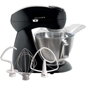 Hamilton Beach All-Metal 12-Speed Electric Stand Mixer, Tilt-Head, 4.5 Quarts, Pouring Shield, Licorice (63227)(Sugar)