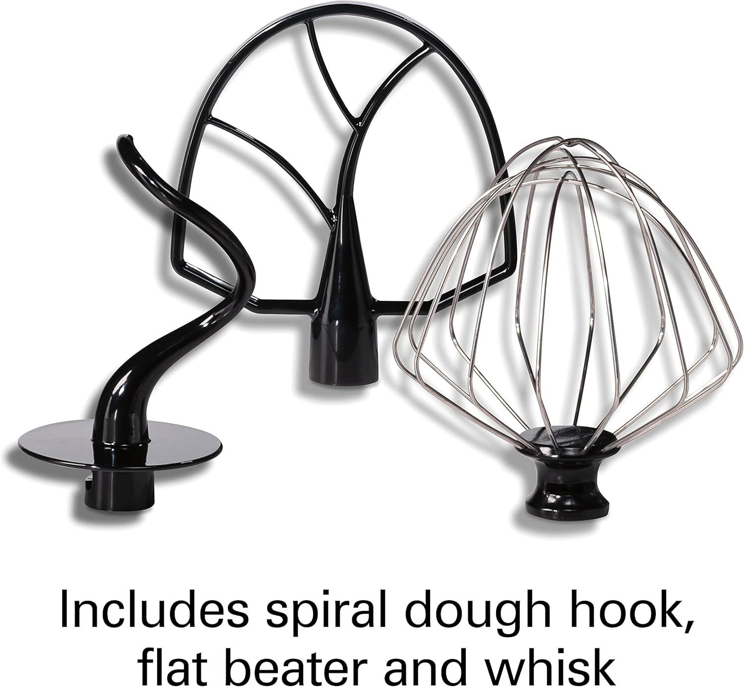 imageHamilton Beach Professional AllMetal Stand Mixer with Specialty Attachment Hub 5 Quart Bowl 12 Speeds Includes Flat Beater Dough Hook Whisk 63240Stand Mixer