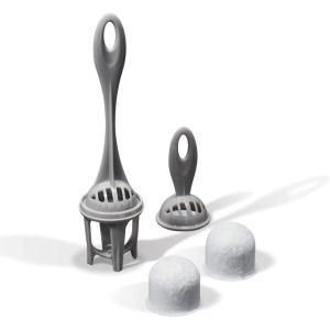 Hamilton Beach Coffeemaker Water Filter Replacement Pods and Handle, Charcoal, 2-Pack(2 Count (Pack of 1))