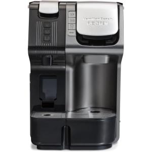 Hamilton Beach FlexBrew Trio 2-Way Coffee Maker, Compatible with K-Cup Pods or Grounds, Combo, Single Serve & Espresso Machine with 19 Bar Pump, 56 oz. Removable Reservoir, Black(56 oz. Removable Reservoir  Black)